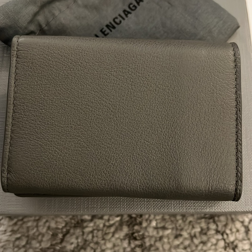 Balenciaga Papier Mini Wallet, dark steel grey, NEW IN BOX! - Picture 4 of 11